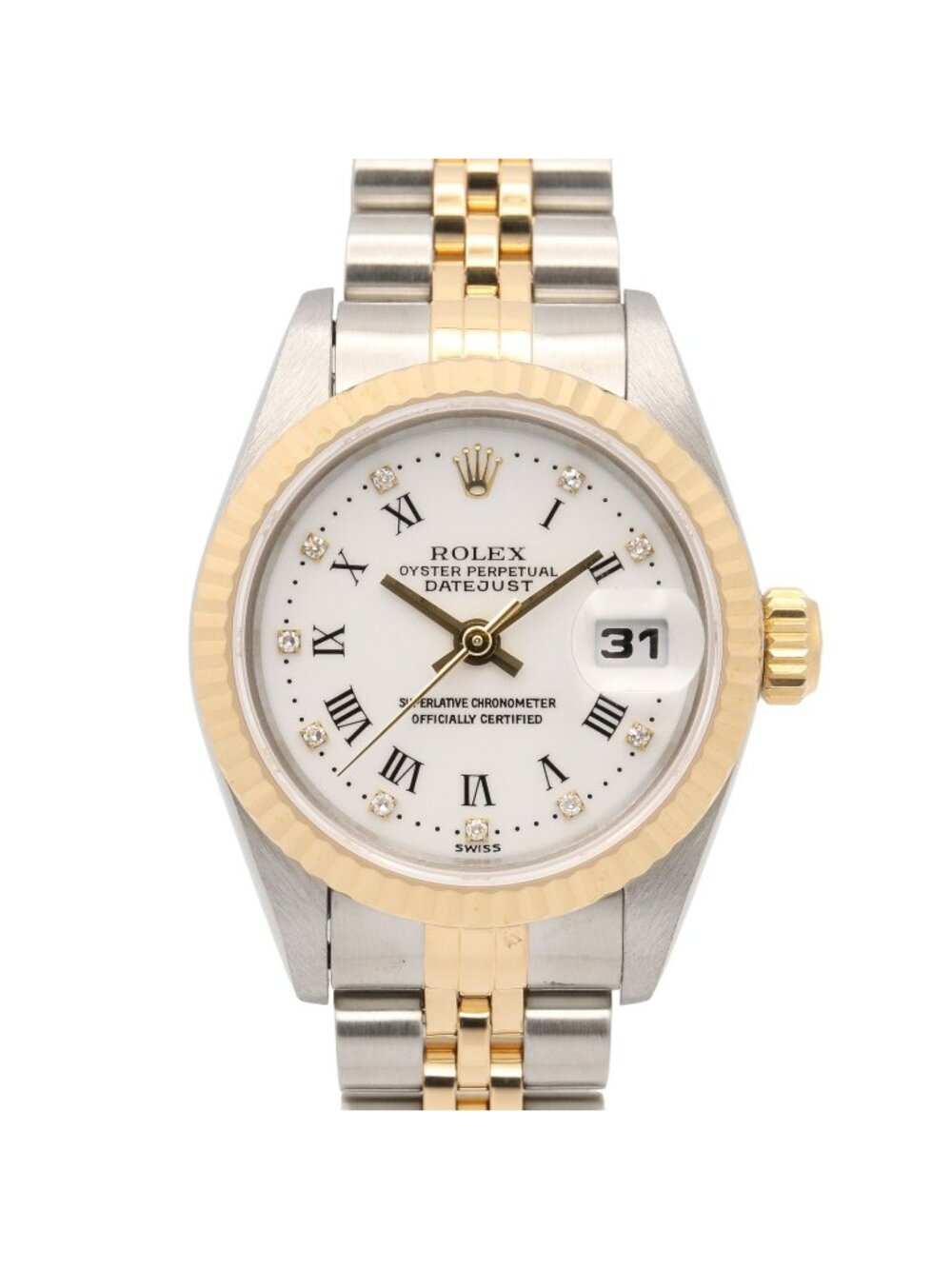 Rolex Watch Datejust 18k Stainless Steel